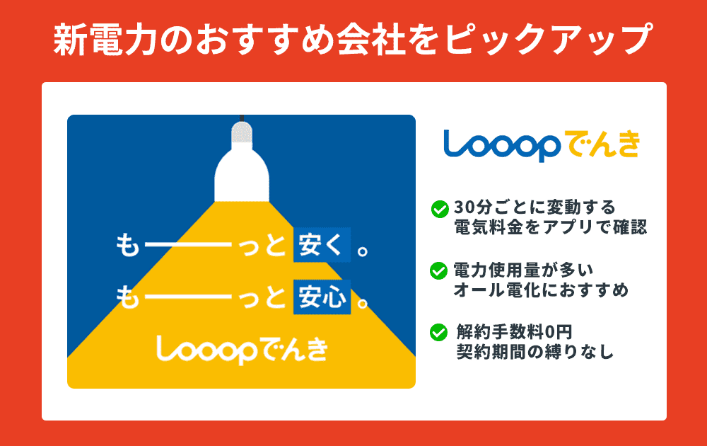 looopでんきの特徴